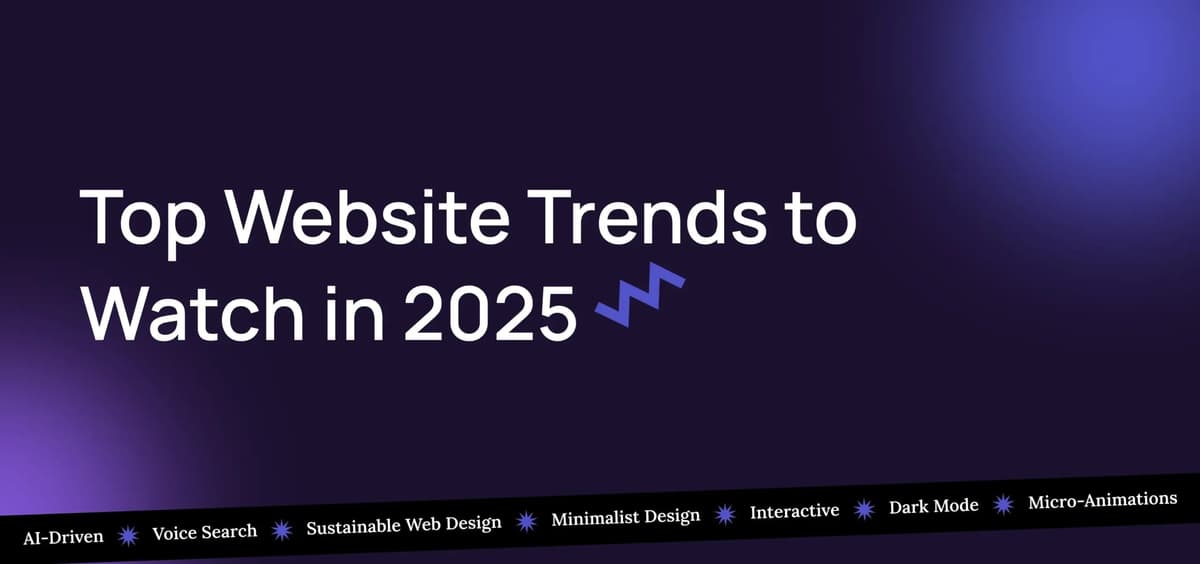 Website Trends to Watch in 2025