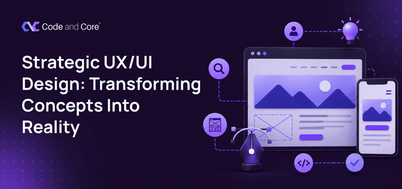 Strategic UX/UI Design: Transforming Concepts into Reality