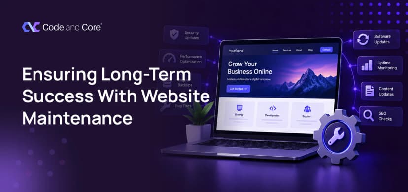 Ensuring Long- Term Success with Website Maintenance