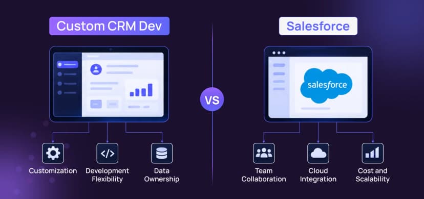 Custom CRM Development vs. Salesforce: Which Approach Fits Your Business?