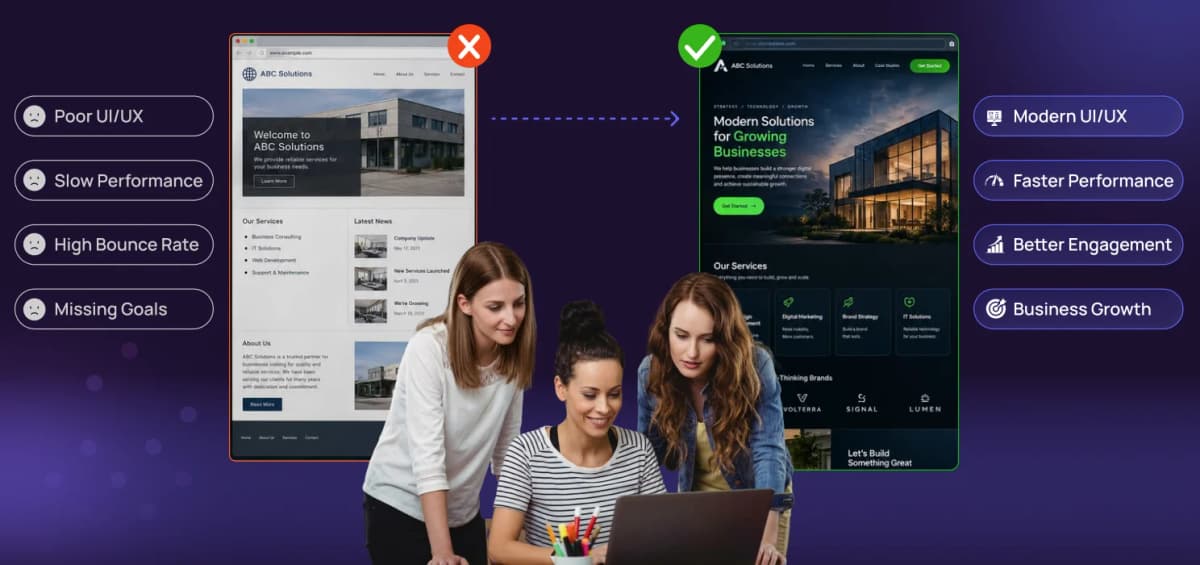 Why Your Website Redesign Failed (And How the Right Dev Team Fixes It Fast)